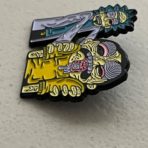 Rick & Morty Acid Trip Enamel Pin Cartoon Mort Brooch - Picture 4 of 7